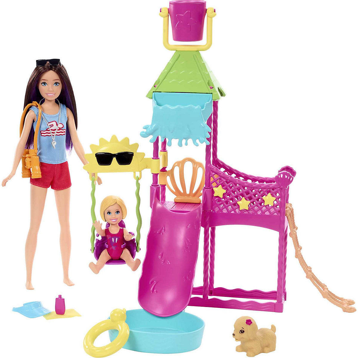 Mattel - Barbie - Skipper Babysitters - Spielset, Wasserpark