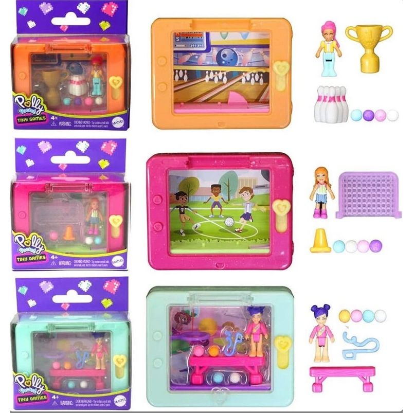 Polly Pocket - GWF48 - Mini Geschicklichkeitsspiel, Reisepiel