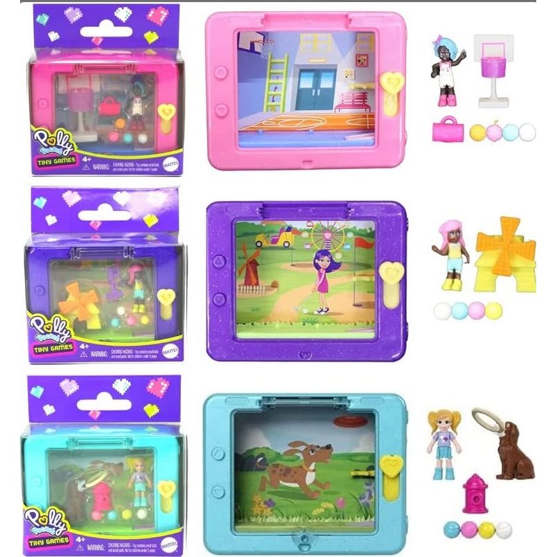 Polly Pocket - GWF48 - Mini Geschicklichkeitsspiel, Reisepiel