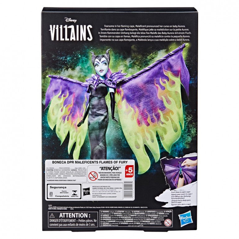 Hasbro - Disney - Maleficent Flames of Fury Disney ́Villains Puppe - Sammlerstück - F4993