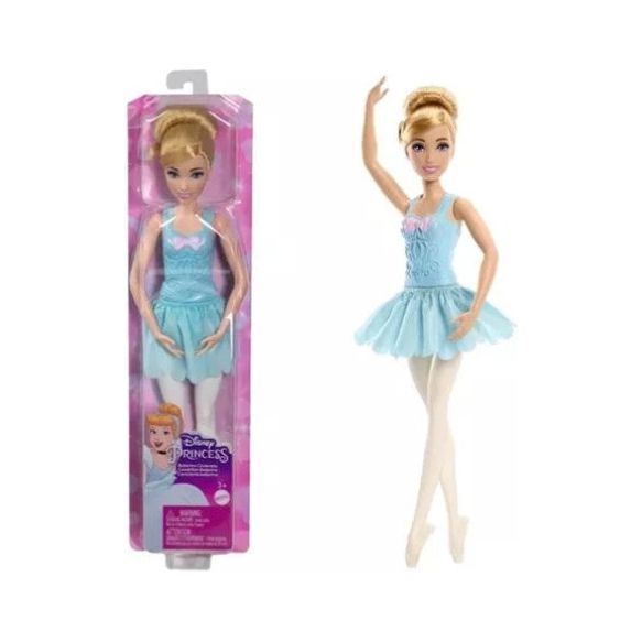 Mattel - HLV92 - Disney Princess Puppe Ballerina - Cinderella, Belle oder Tiana