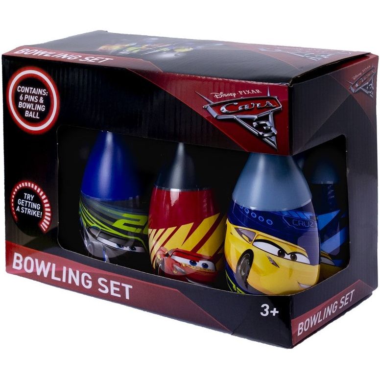 Disney Cars 3 Kinder Bowlingset - Spielspaß im Freien mit den Kinohelden von Cars