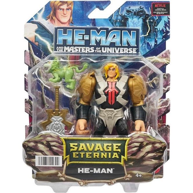 Mattel - HE-MAN and the Masters of the Universe Savage Eternia He-Man, Spielfigur
