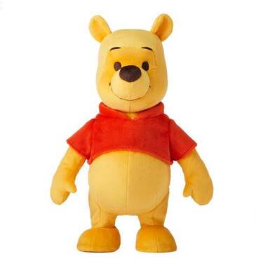 Mattel- HHL46 - Disney - Winnie the Pooh - Plüschfigur, 30 cm, Sing-und Gehfunktion